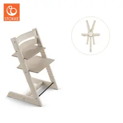 Tripp Trapp inkl. Sele - Whitewash | Baby & Barn | BabyMode