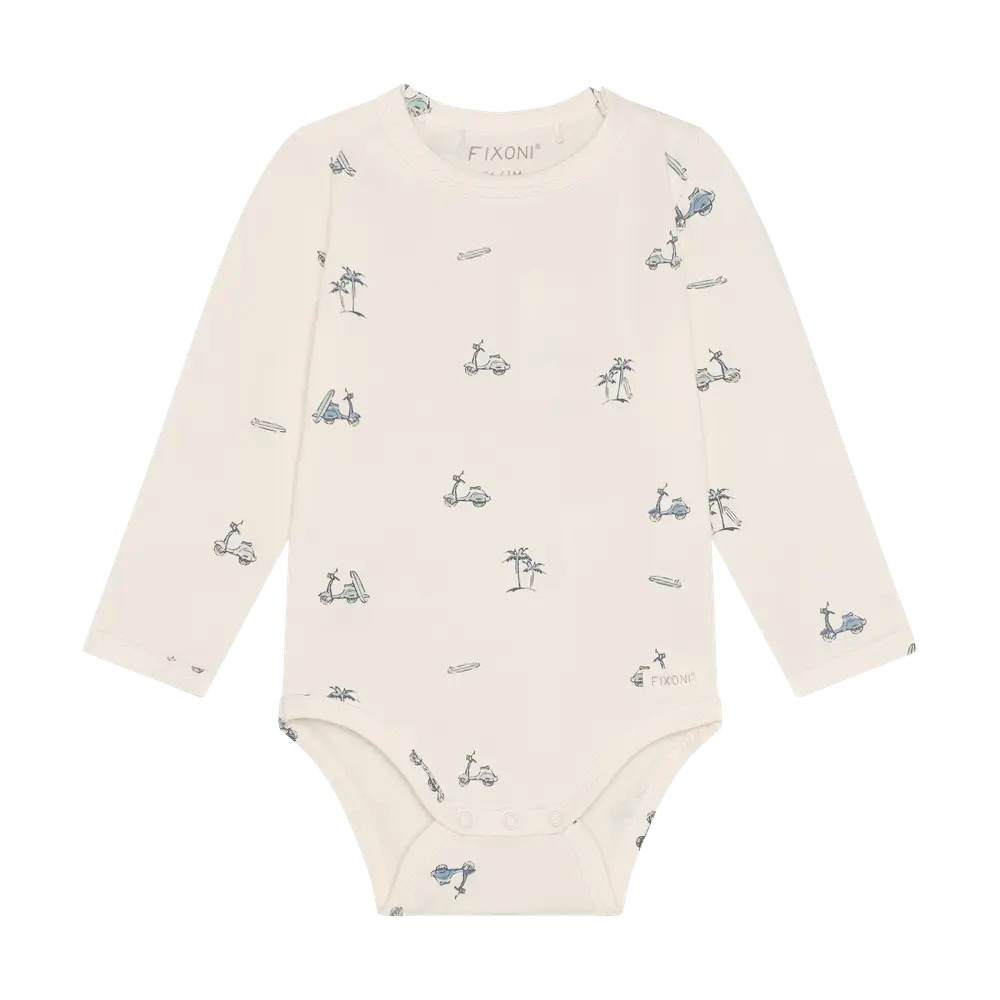 Långärmad Body - Mountain Spring - 74 | Barnkläder - Bodys & overaller - Långärmad body | BabyMode