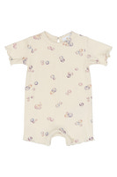 Tamma Rib Jumpsuit - Gardenia AOP