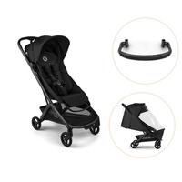 Bugaboo Butterfly 2 med Bygel och Regnskydd - Black/Heritage Black