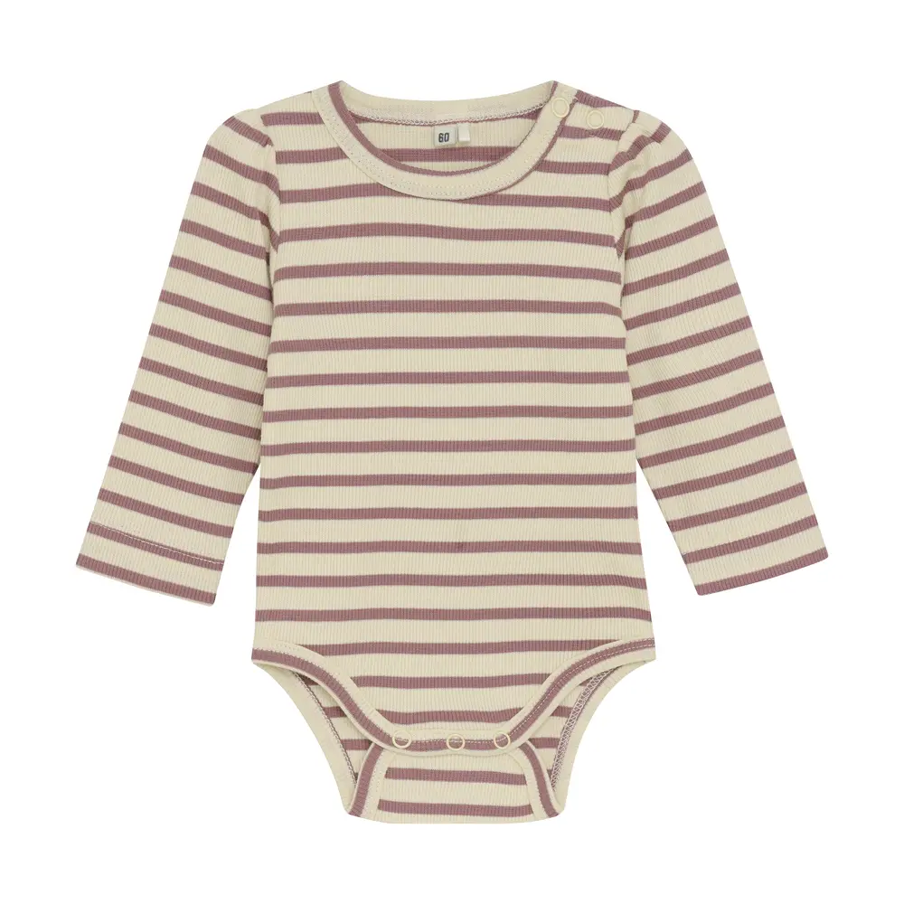 Långärmad Body - Deauville Mauve - 50 | Barnkläder - Bodys & overaller - Långärmad body | BabyMode
