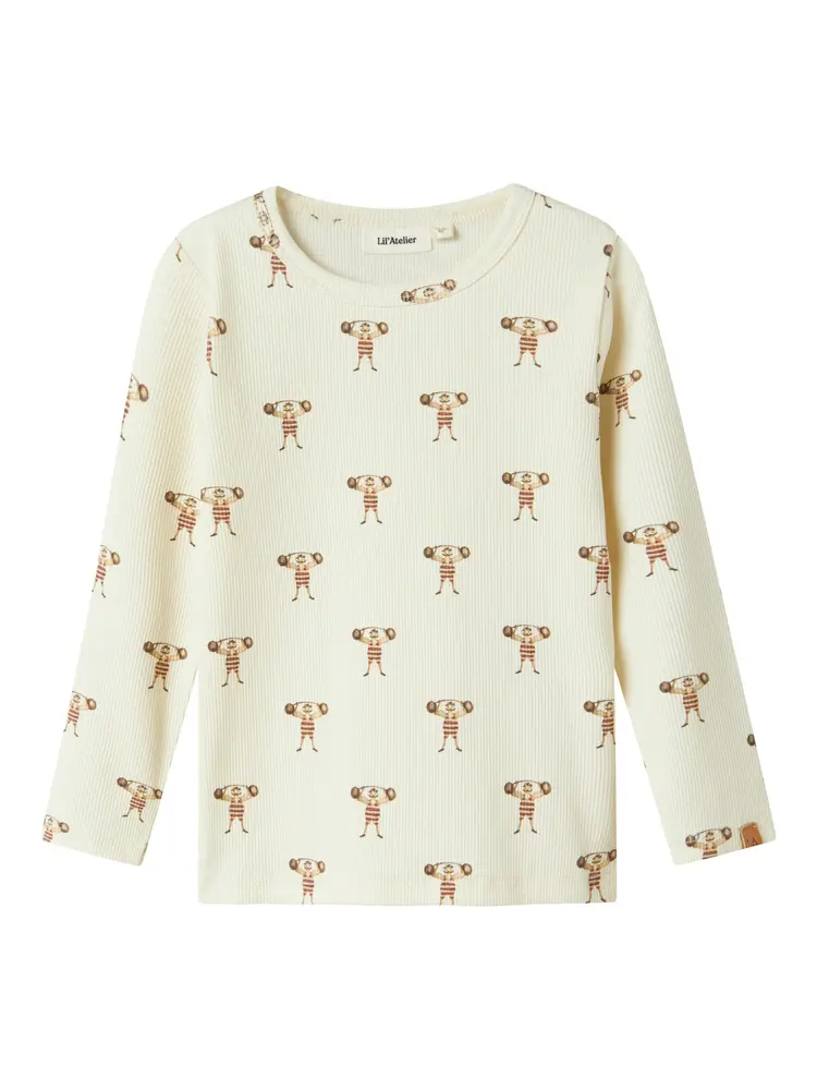 Långärmad Tröja Lavo Enk - Turtledove - 116 | Barnkläder - Toppar - Blusar | BabyMode