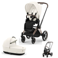 Cybex E-Priam Duovagn - Off white/Rosegold