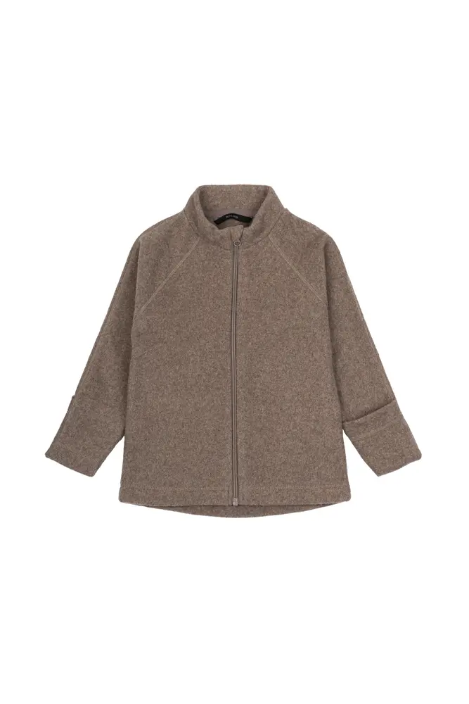 Jacka Bomull/Fleece - Melange Denver - 128 | Barnkläder - Ytterplagg - Softshell & fleece - Fleece | BabyMode