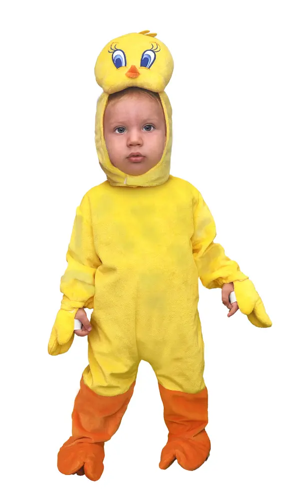 Tweety Kostym Piphans - Gul - 2-3 ÅR | Leksaker - Köksleksaker & hemmalek - Maskeradkläder - Utklädningskläder | BabyMode