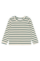 The New Siblings Vico Rib Tröja - June Bug Striped