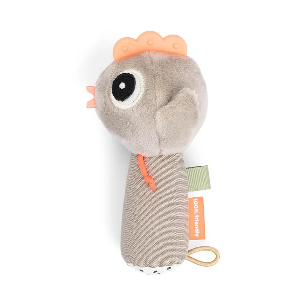 Skallra Tiny Farm Sand | Leksaker - Nallebjörnar & gosedjur - Skallror i plysch | BabyMode
