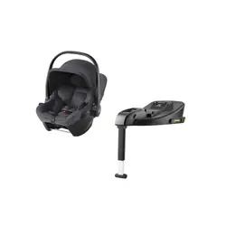 Baby-Safe Core + Bas Core - Midnight Grey | Bilbarnstolar | BabyMode