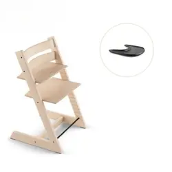 Tripp Trapp Stol & Bricka - Natural/svart | Baby & Barn | BabyMode