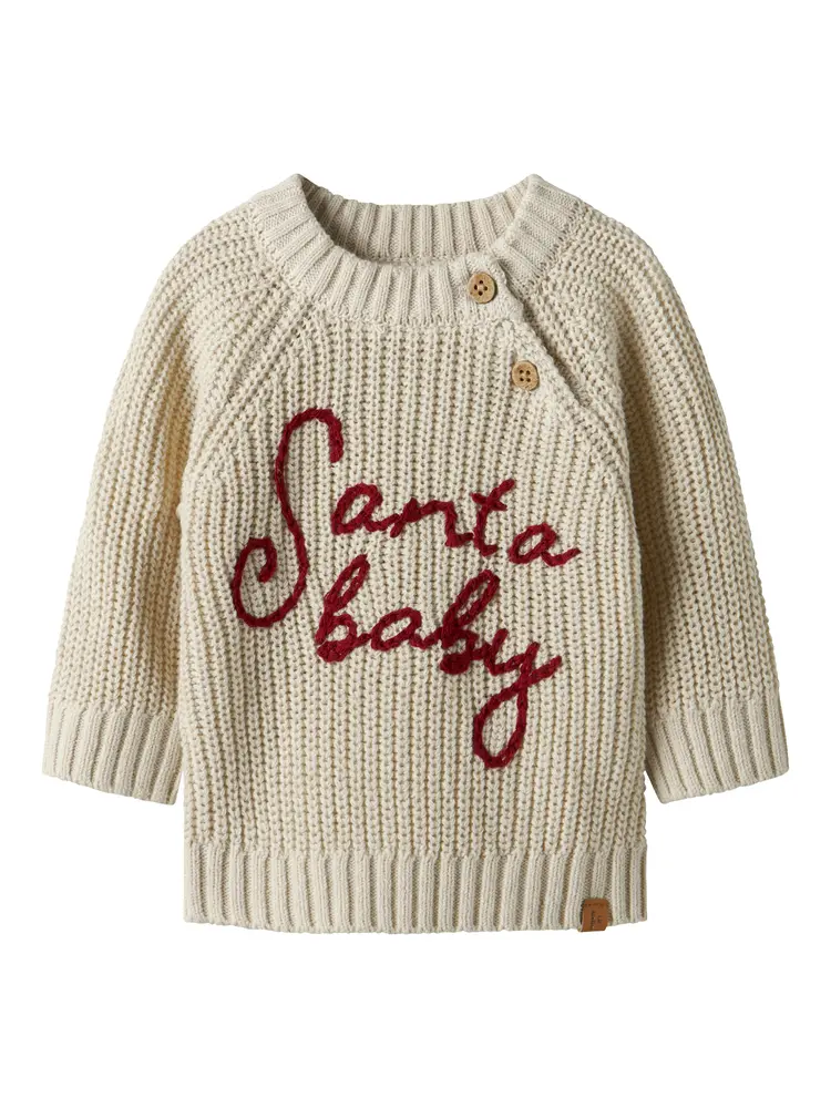 Emlen Mio Stickad Sweater - Turtledove - 68
