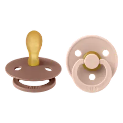 Napp Colour 2-pack Latex Symmetrisk 6-18 mån - Blush | Baby & Barn - Sköta - Nappar | BabyMode