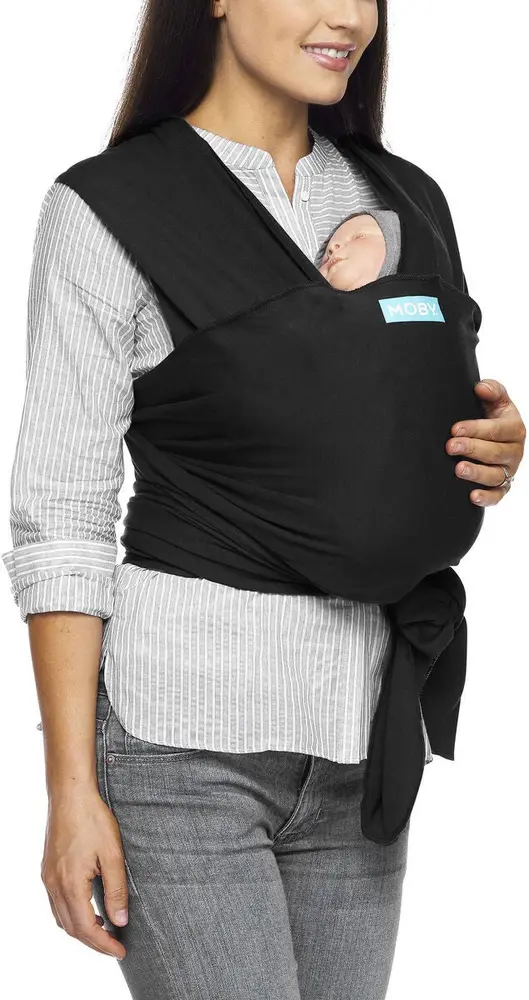 Moby Classic Bärsjal - Black | Baby & Barn - Bärselar & bärsjalar - Bärsjalar | BabyMode