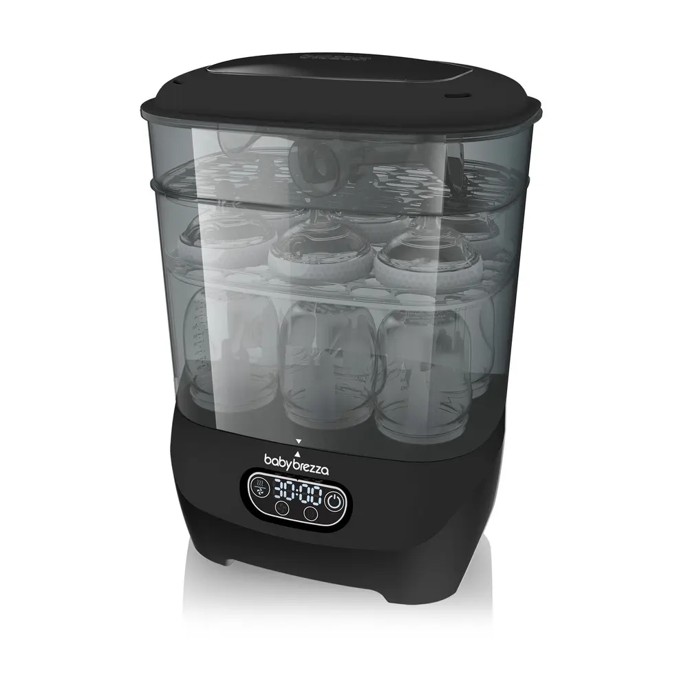 Baby Brezza Sterilizer Dryer Advanced - Black | Baby & Barn - Äta - Matredskap & rengöring | BabyMode