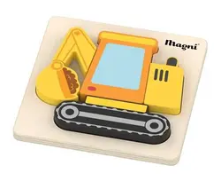 Grävmaskinspussel | Leksaker - Spel & pussel - Pussel | BabyMode