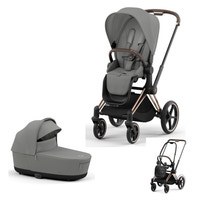 Cybex E-Priam Duovagn - Mirage grey/Rosegold