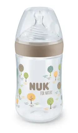 Nappflaska Silikon Nature 260ml - Beige | Baby & Barn - Äta - Nappflaskor | BabyMode