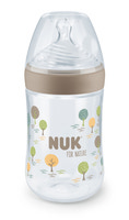 Nappflaska Silikon Nature 260ml - Beige