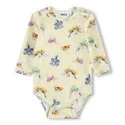 Foss Långärmad Body - Floral Fun Baby | Kläder - Bodys & overaller - Långärmad body | BabyMode