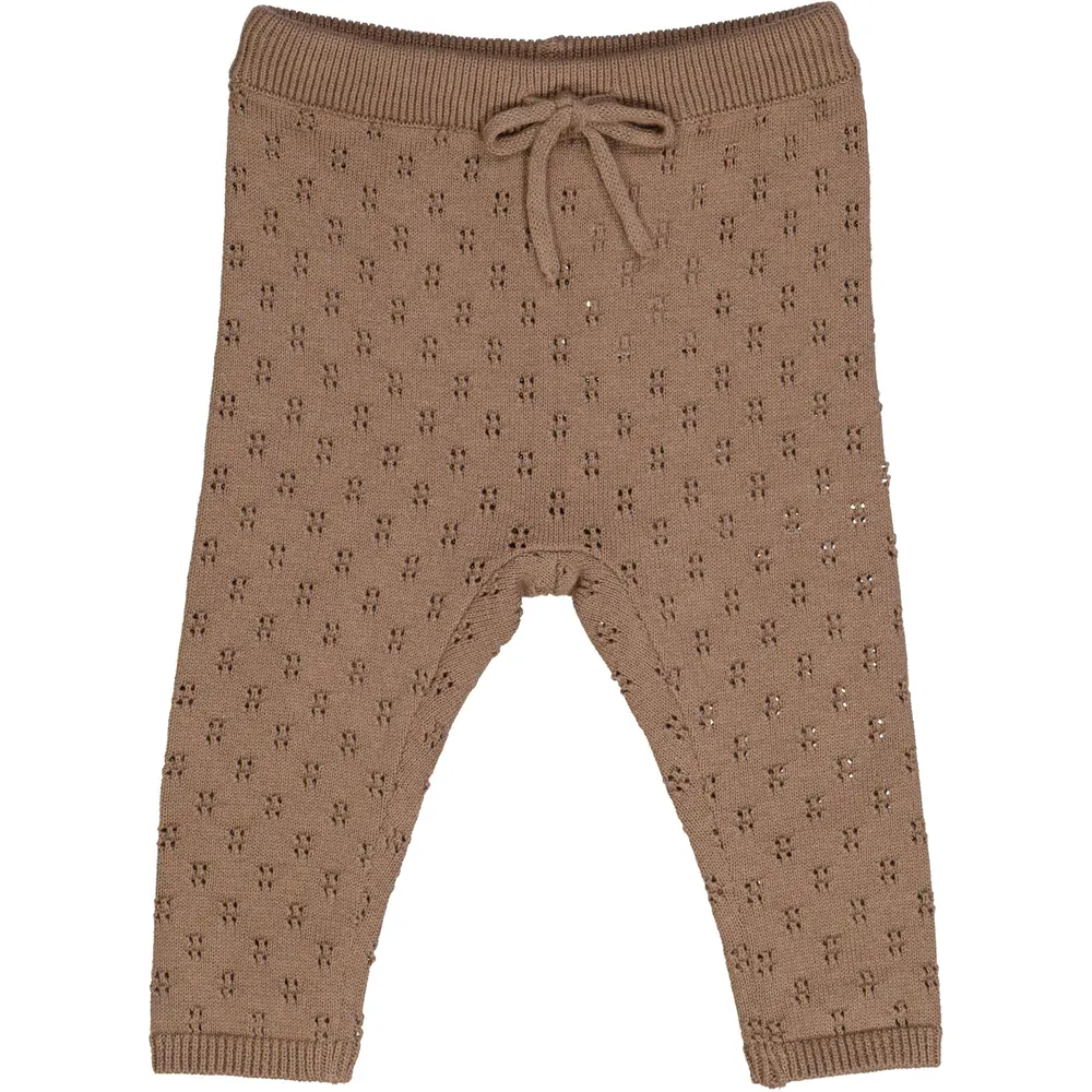 Stickade Byxor - Walnut - 50 | Barnkläder - Underdelar - Byxor | BabyMode