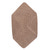 Babyhandduk med huva, 100x100 cm - Walnut
