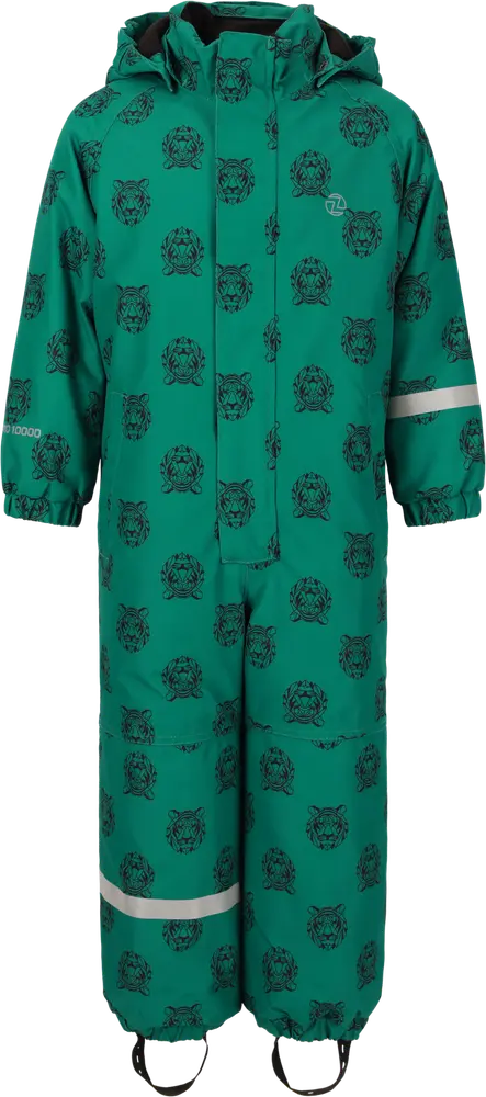 Vinteroverall Tower Printet W-PRO 10000 - Alpine Green - 4/104-110
