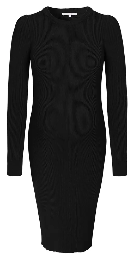 Vena stickad klänning - Black - L | Graviditet & Amning - Gravidkläder - Klänningar & kjolar | BabyMode