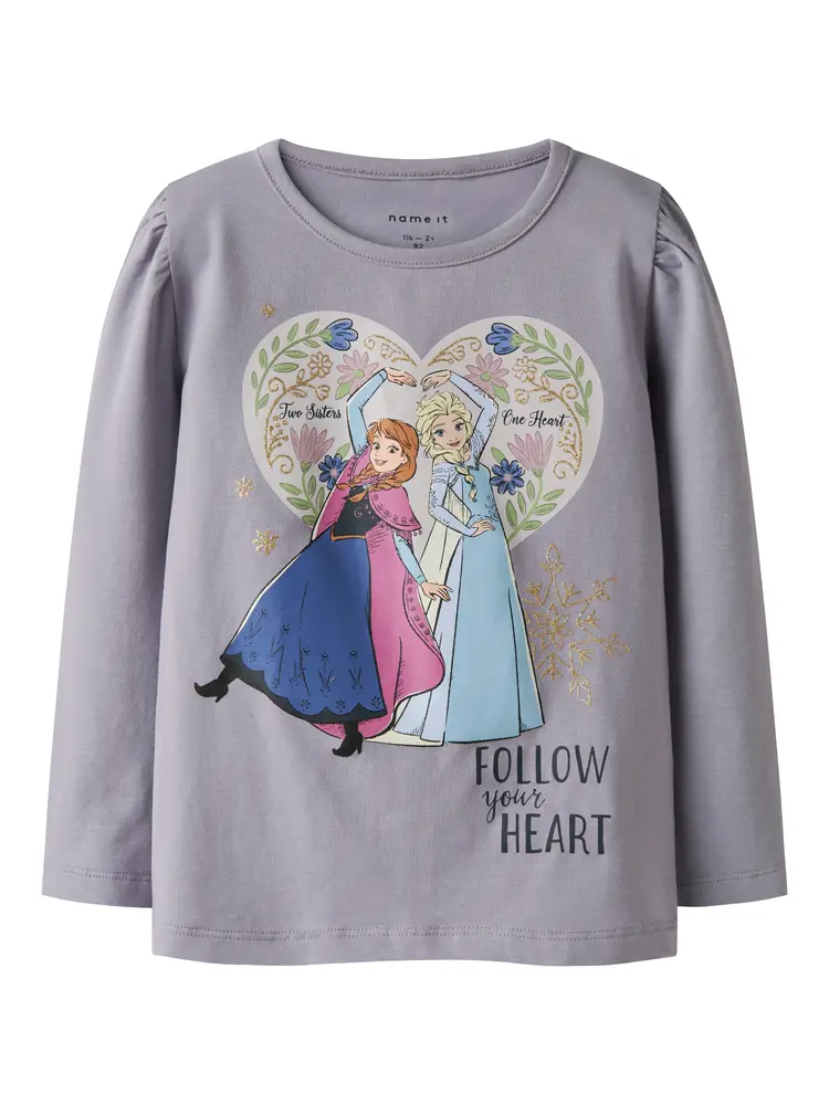 Dora Frozen Tröja - Lavender gray - 122/128 | Barnkläder - Toppar - Blusar | BabyMode