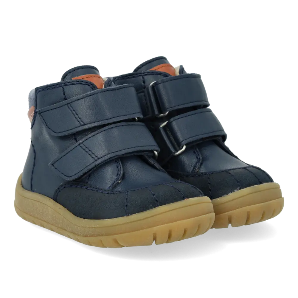 Tex Stövlar Med Velcro - Navy/Tan/Blue Fog - 25