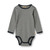 Långärmad Body Berti - Navy Rib Stripe