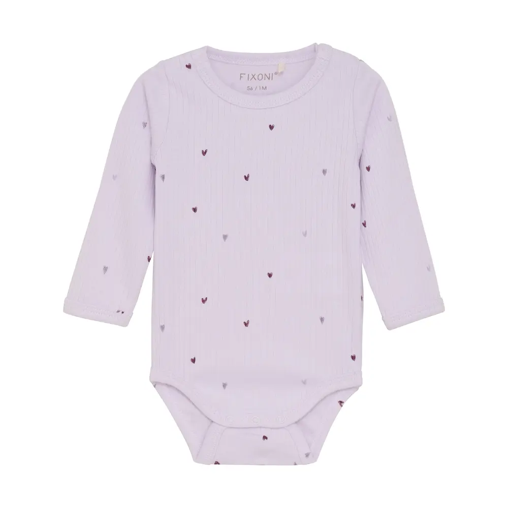 Långärmad Body Rib - Orchid Hush - 50