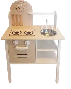 Leksakskök i trä | Leksaker - Köksleksaker & hemmalek - Köksleksaker - Leka i köket | BabyMode