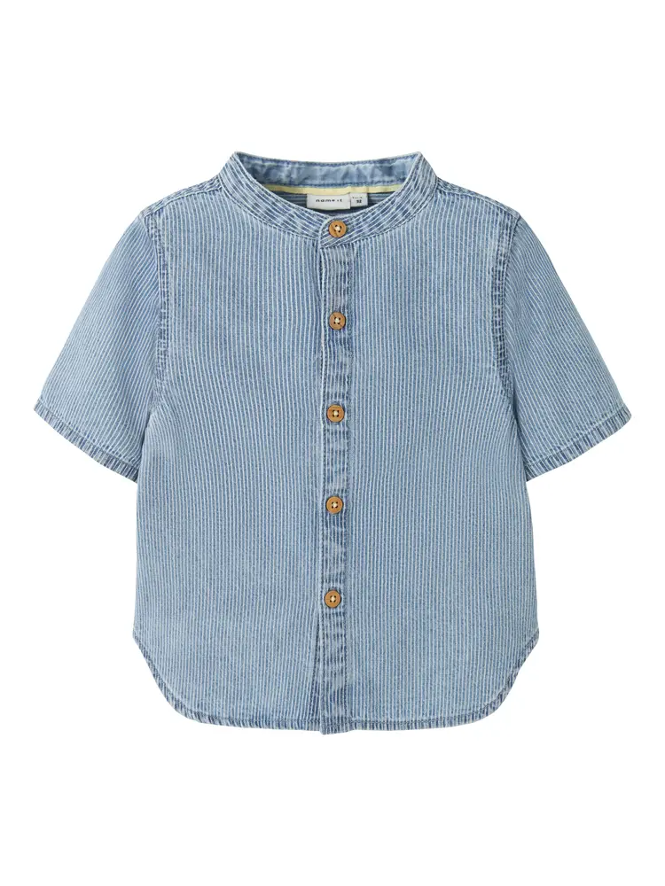 Hans Denim Skjorta - Light Blue Denim - 104 | Barnkläder - Toppar - Skjortor - Skjortor | BabyMode