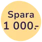 Spara 1000 kr