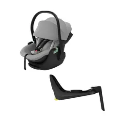 Maple Babyskydd inkl. Alfi bas - Light Grey | Bilbarnstolar | BabyMode