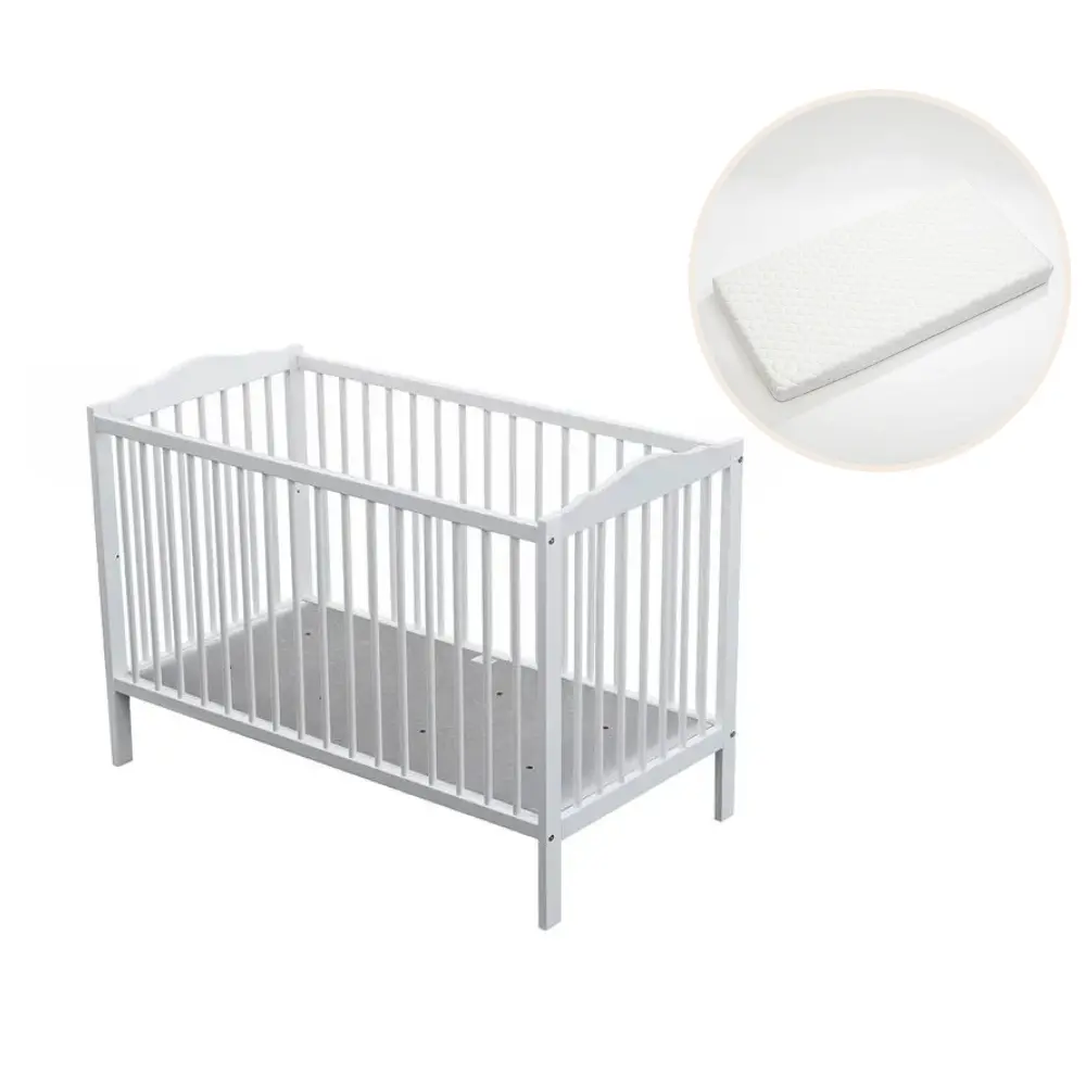Nina spjälsäng inkl. hälsomadrass | Barnrum - Barnrumspaket | BabyMode