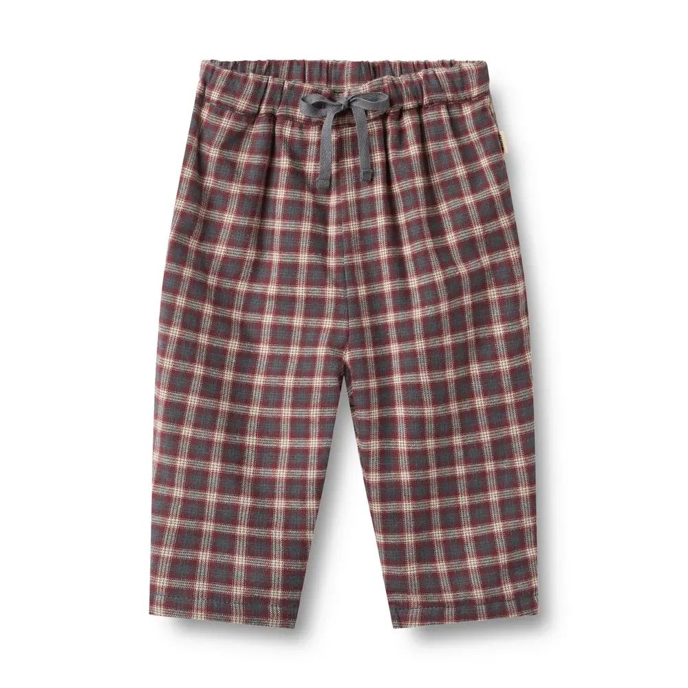 Wheat Arne Byxor - Blue Holiday Check - 86