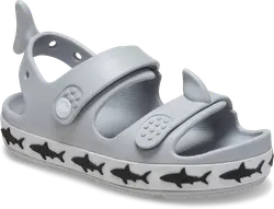 Crocband Cruiser Shark Sandal - LIGHT GREY | Skor - Sandaler - Sandaler med öppen tå | BabyMode