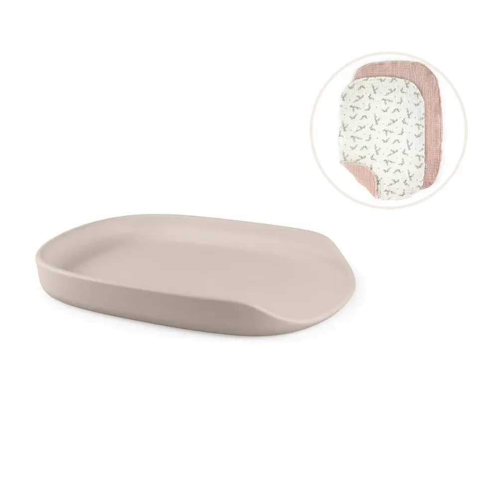 Skötunderlägg Pur inkl. skötunderläggsöverdrag – Rosa | Baby & Barn - Sköta - Skötbäddar & skötunderlägg | BabyMode
