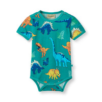 Kortärmad Body - Teal