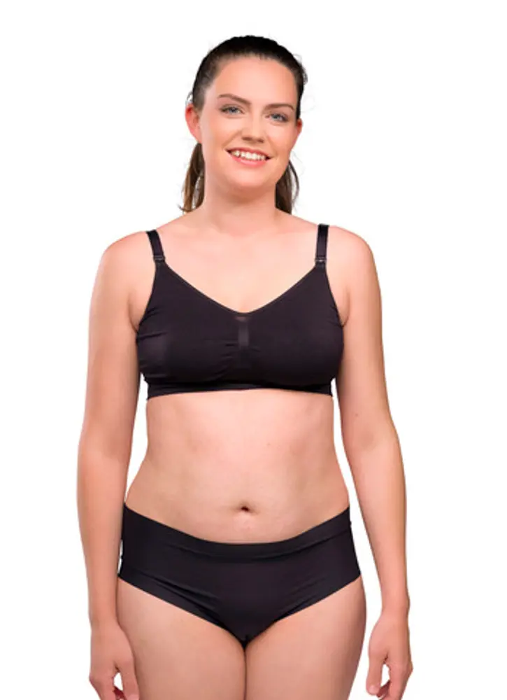 Carriwell Original Graviditets- Och Amnings-BH Strl S/M - Svart  - S/M