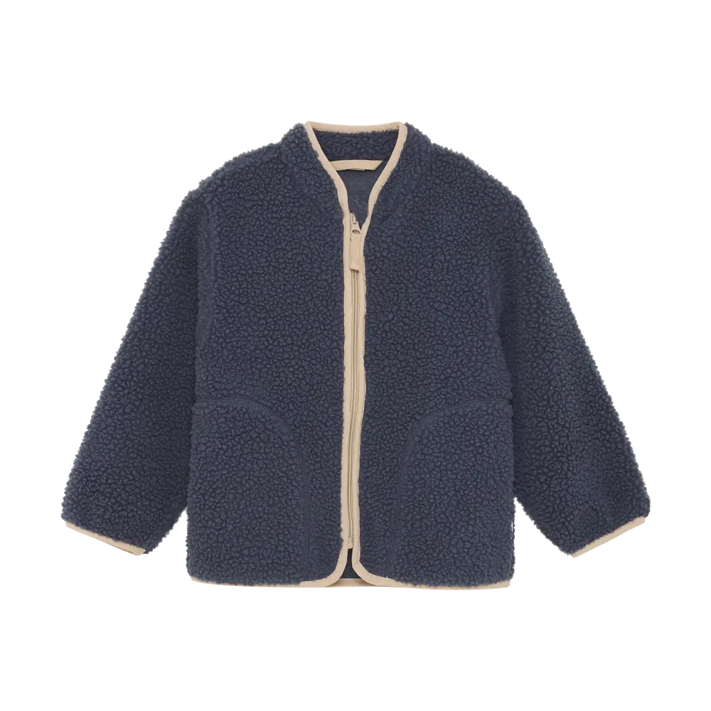 Teddy Fleece Jacka - Flint Stone - 80 | Barnkläder - Ytterplagg - Softshell & fleece - Fleece | BabyMode
