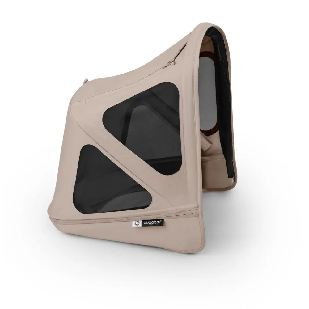 Bugaboo Donkey 6 Breezy Sufflett - Desert Taupe | Barnvagnar - Barnvagnstillbehör - Parasoll & suffletter | BabyMode