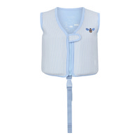 Simväst med rem - Seersucker - Honeybee - Blue