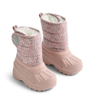 Winty Vinterstövlar - Rose powder flowers