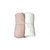 Muslinfilt 2-pack 115x115cm - Vit/Rosa
