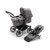 Donkey 5 Mono/Singelvagn Complete - Graphite/Grey Melange