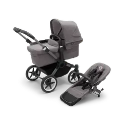 Donkey 5 Mono/Singelvagn Complete - Graphite/Grey Melange | Barnvagnar - Syskon- & tvillingvagnar - Syskon/tvillingvagnar | BabyMode