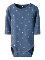 Fanchor Långärmad Body - Vintage Indigo