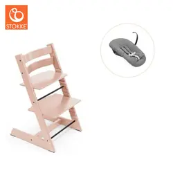 Tripp Trapp Stol bok & Newborn Set - Serene pink | Baby & Barn | BabyMode