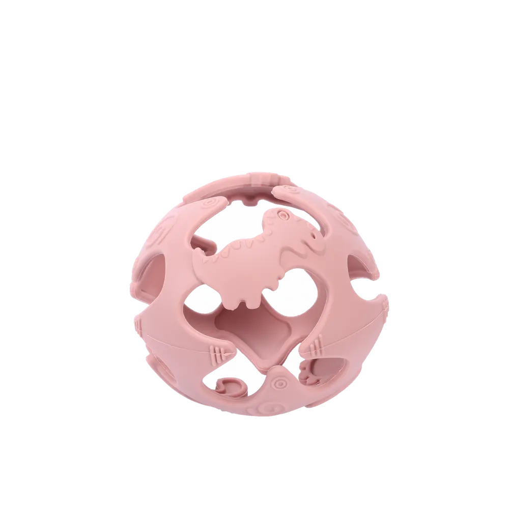 Bitleksak Boll Silikon - Rosa | Leksaker - Babyleksaker - Aktivitetsbollar | BabyMode